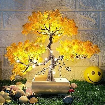 GEARBIRDS Faux Tree for Home Decor - Faux Tree Indoor Decor Bonsai Wild Artificial Plant  with Pot