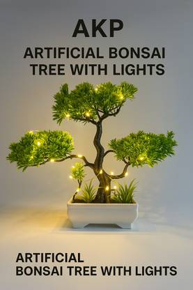 Akp Artificial Bonsai Plant with Pot For Home Office Decoration Bonsai Wild Artificial Plant  with Pot