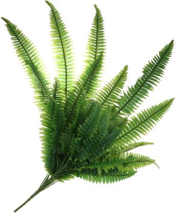 Calandis Artificial Fern Plant Wall Hanging Persian Rattan Plastic Fern Leaf Bunch-95cm Artificial Plant