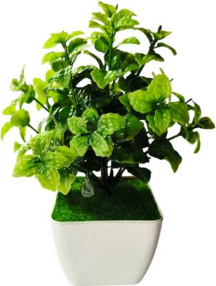 STC LeafyCharm Artificial Decorative Plant with Pot Bonsai Wild Artificial Plant  with Pot
