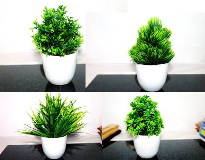 Fly Buy Bonsai Artificial Plant  with Pot