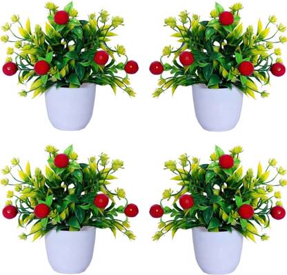 Soniandsons Af04CH Bonsai Wild Artificial Plant  with Pot