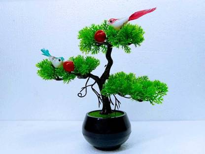 amcon B001 Bonsai Artificial Plant  with Pot