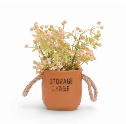 Yash Enterprises Yash Enterprises Artificial Gypsophila Bonsai Wild Artificial Plant  with Pot