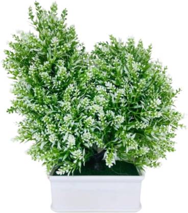 bloomings Bonsai Artificial Plant  with Pot