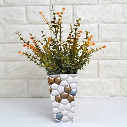 fancymart Artificial Hackleberry Plant Wild Artificial Plant  with Pot
