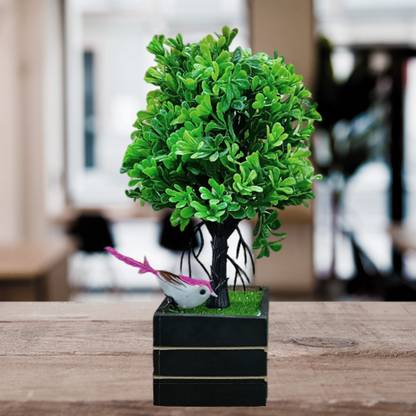 DODECROO Decorative Artificial Trees Bonsai Artificial Plant  with Pot