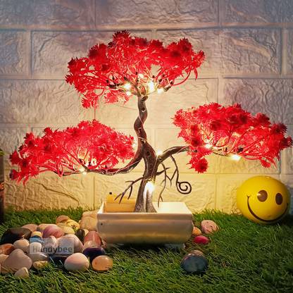 Handybee Faux Tree for Home Decor - Faux Tree Indoor Decor Bonsai Wild Artificial Plant  with Pot