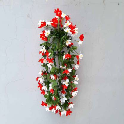 Apkamart Artificial Hanging Flower Plant Stick for Home Decoration,Living Room Corner Artificial Plant