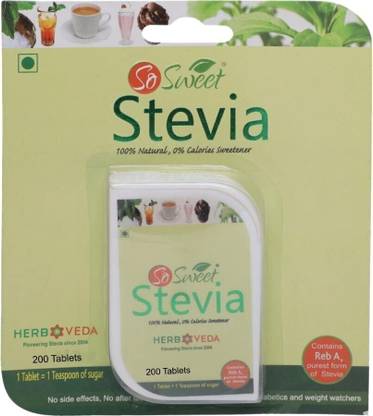 SO SWEET Stevia Tablet -200 Sugar free 100% Natural Sweetener Sweetener
