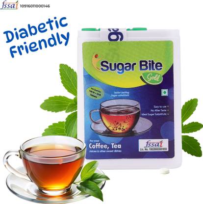 Sugar Bite Low Calorie Sweetener for Diabetics & Fitness | Sucralose-Based Sugar Substitute Sweetener