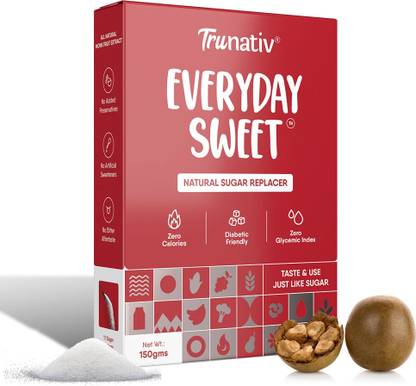 TruNativ Everyday Sweet, Natural 1:1 sugar replacer, monk fruit Erythritol extract Sweetener