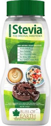 Bliss of Earth Sugarfree Stevia Powder 99.8% REB-A Purity For Diabetes, Natural & Sugarfree, Zero Calorie Sweetener, Sweetener