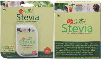 SO SWEET Stevia Combo 500 Tablet & 50 Sachet 100% Natural Zero Calorie Sweetener