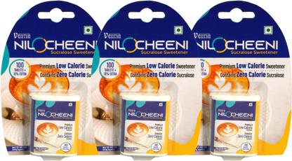 NiloCheeni Sugar-free 110 Tabs | Zero calorie | Diabetic and Vegan Friendly Sweetener