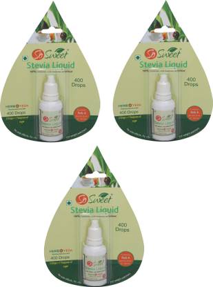 SO SWEET Stevia Liquid 1200 Drops Sugarfree Zero Calorie 100% Keto Friendly Sweetener