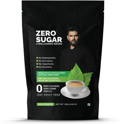 Zero Sugar (120g) | Stevia & Monkfruit Sweetener | Natural Sweetener | No Aftertaste Sweetener