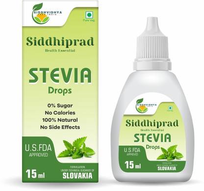 Siddhiprad Stevia Drops Zero Calorie Sugar Substitute Sweetener