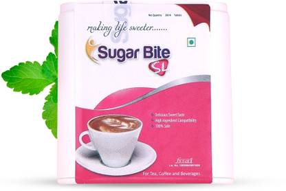 Sugar Bite Zero Calorie Sweetener with Stevia | Ideal for Diabetics & Calorie Control Sweetener