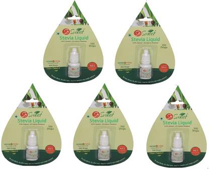 SO SWEET Stevia Liquid 500 Drops Sugarfree Zero Calorie 100% Natural Plant Based Sweetener
