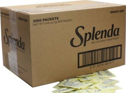 Splenda Single Serve Packet (2000 Sachets) No Calorie Sweetener