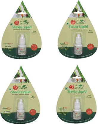 SO SWEET Stevia Liquid Sugar Free 100% Natural Sweetener