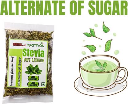Beej Tattva GREEN- Leaf Stevia 25g – Organic Sweet Perfection for Tea & Coffee Sweetener