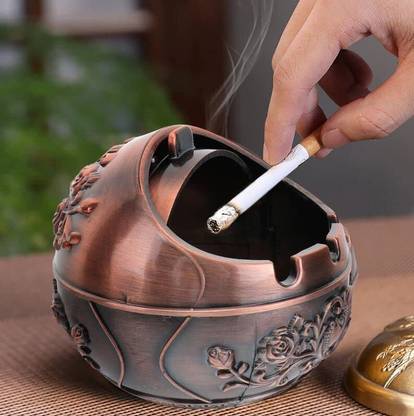 Stallaa Maroon Copper, Stainless Steel Ashtray