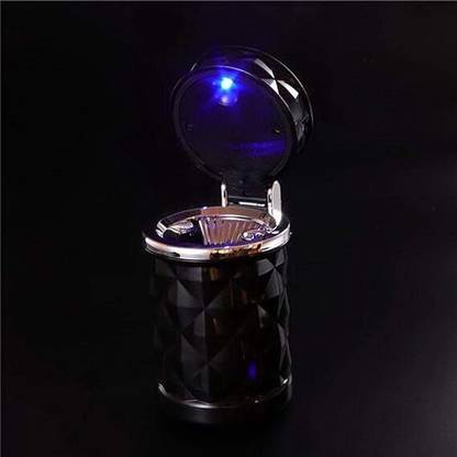 posxo Diamond shape Black Plastic Ashtray