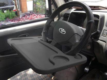 Zoxito Car Steering Wheel Desk/Food Tray 2 in 1 Car Tray Table Cup Holder Tray Table