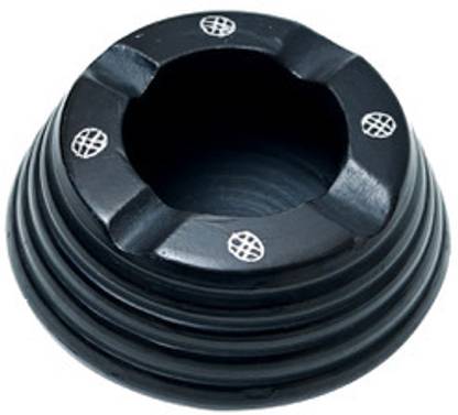 Unravel India Black Terracotta Ashtray