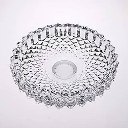 Rosefinch Ashtray for Cigarette Smoking Glass Bowl Smoke Collectible Tray Pack of 1 Clear Glass Ashtray