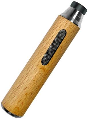 AVX AUTO Multifunctional Anti-Flying Ashtray Cum Portable Lazy Cigarette Holder [ Color - Beige Wood Ashtray