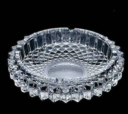 OFM Cigar Cigarette Ultra Luxury Ashtray Heavy Quality Clear Glass Ashtray