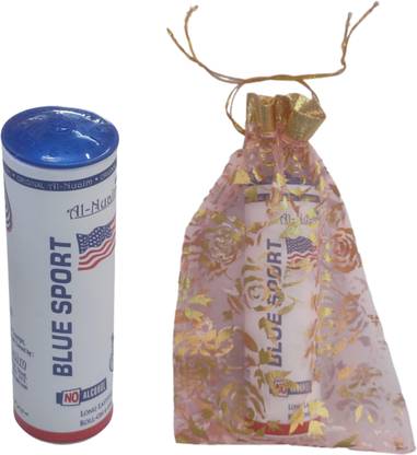 Al Nuaim Blue Sport 6 Ml Roll-On with Gift Pouch Herbal Attar
