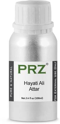 PRZ Hayati Ali Attar For Unisex (100 ML) - Pure Natural Premium Quality Perfume (Non-Alcoholic) Floral Attar