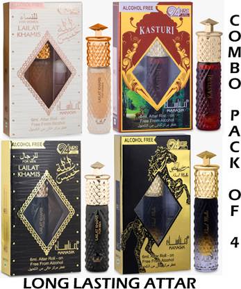 Manasik Lailat Khamis White, Kasturi, Lailat Khamis Black, Khail Malaki AQD Floral Attar