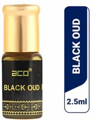 aco Black Hud Attar 2.5ml - Alcohol-Free, Pure Fragrance Elixir Floral Attar
