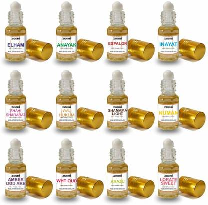 ZOOHI Ramadan Kareem Special Perfume Oil (Attar) For Man Waman 3ML Combo Pack Floral Attar