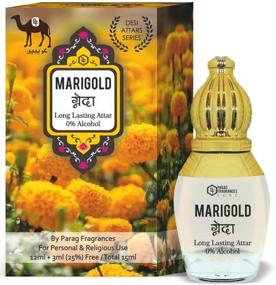 Parag Fragrances Desi Attar Series 12ml + 3ml Free / 15ml Herbal Attar