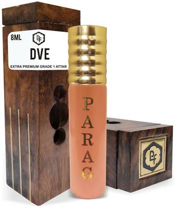 Parag Fragrances Dve Attar 8ml Wood Gift Pack / Real & Natural Attar Perfume Floral Attar