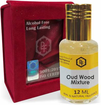 Parag Fragrances Oud Wood Mixture Attar 12ml ( Alcohol Free and Long Lasting Attar ) Herbal Attar