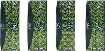 AROCHEM TAJ AZA Attar Long Lasting Fragrance No Alcohol Pure Perfume 9ML(Pack of 4) Herbal Attar