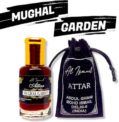 Al Ismail Mughal Garden Attar 12 ml / Natural Attar Roll-On / Unisex / Alcohol Free / Herbal Attar