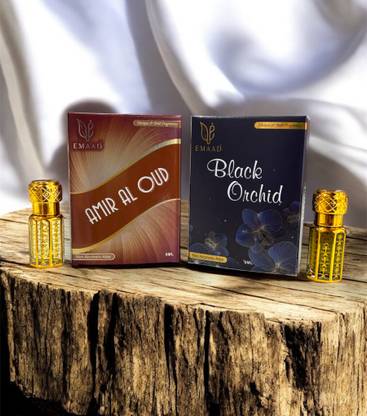 Emaad Amir Al Oud, Black Orchid (combo) Floral Attar