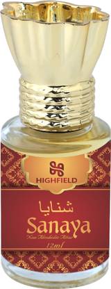 HIGHFIELD Sanaya Attar | Arabic & French Blend | Unisex Longlasting Roll-On 12ML Floral Attar