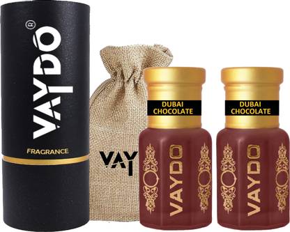 vaydo DUBAI CHOCOLATE + DUBAI CHOCOLATE real 12ML Attar for Unisex Nutural Fragrance Floral Attar