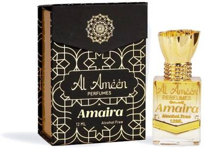 Al ameen Amaira Attar for Men & Women | Oudh, Vanilla & Cotton Candy Fragrance| 12ML Pack Floral Attar