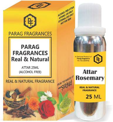 Parag Fragrances 25ml Rosemary Attar With Fancy Empty Bottle Floral Attar