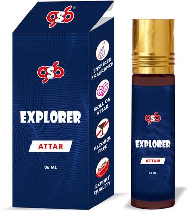 GANDHI SUGANDH BHANDAR Explorer Attar Inspired From Mnot Blanc Explorer | Unisex Floral Attar